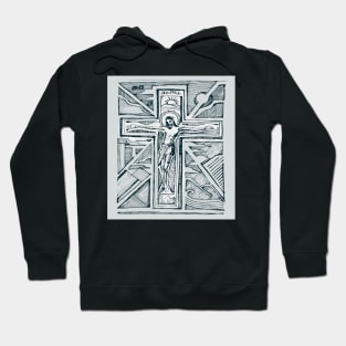 Jesus Christ Cross illustration Hoodie